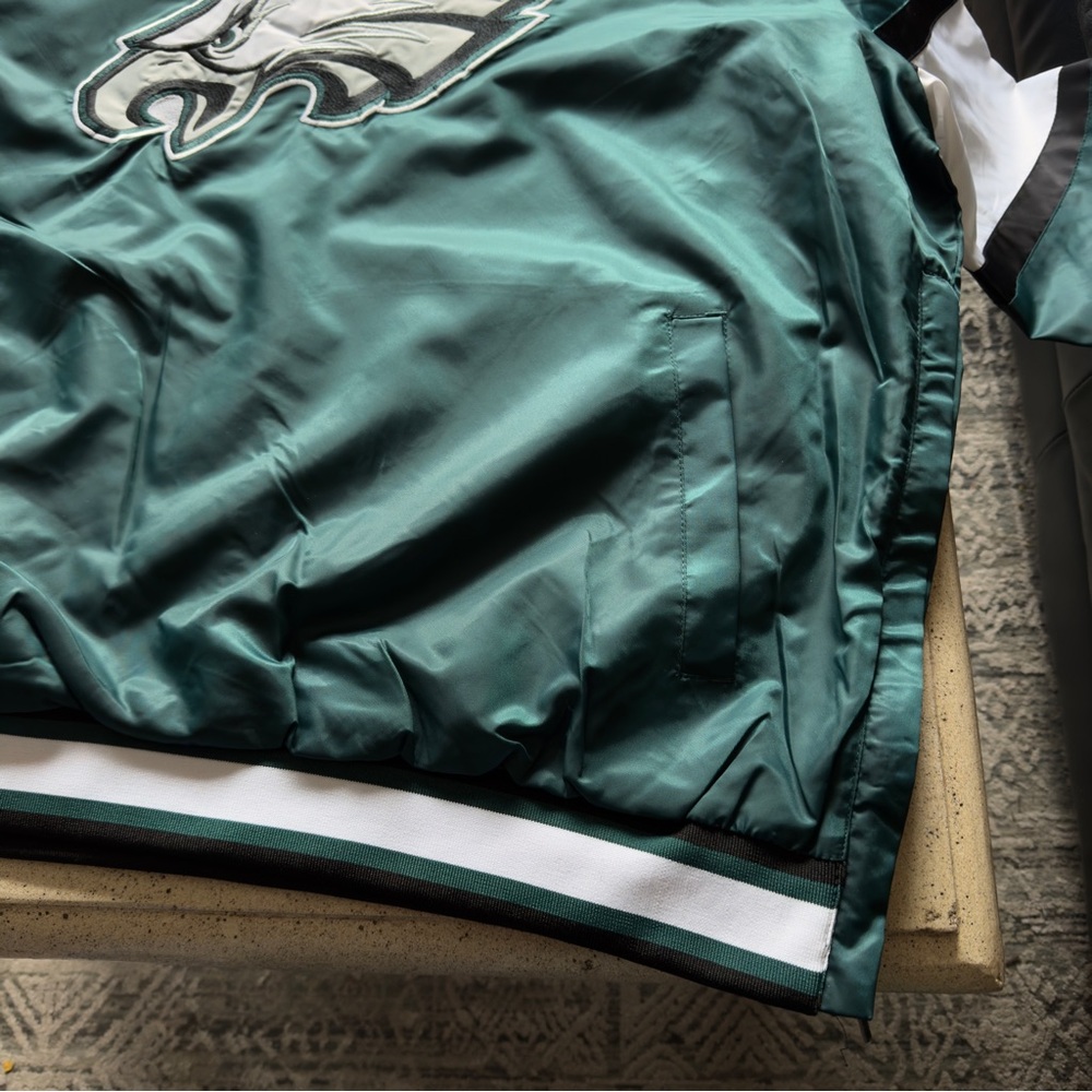 Starter Philadelphia eagles jacket pullover windb… - image 8